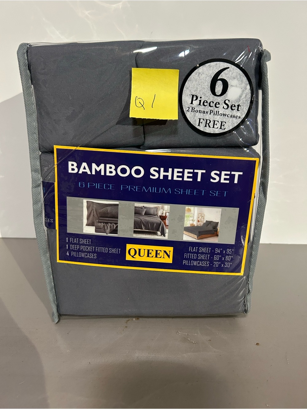 Bamboo Sheet Set - Queen - Gray